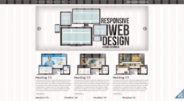 Responsive Web Design – A Working Example